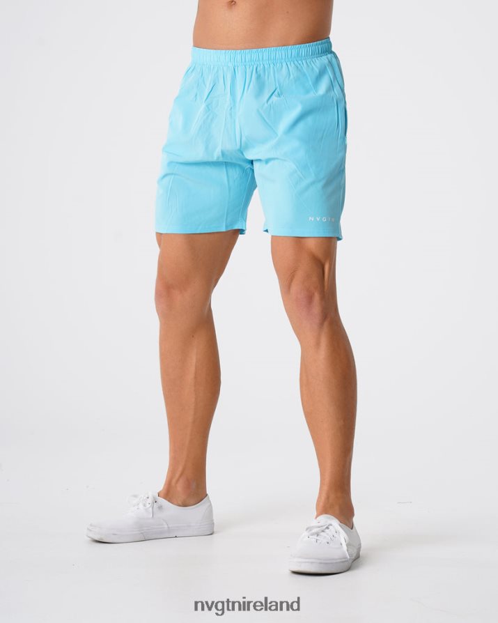 NVGTN Flex Shorts Bottoms Aqua Men VV2PRZ779