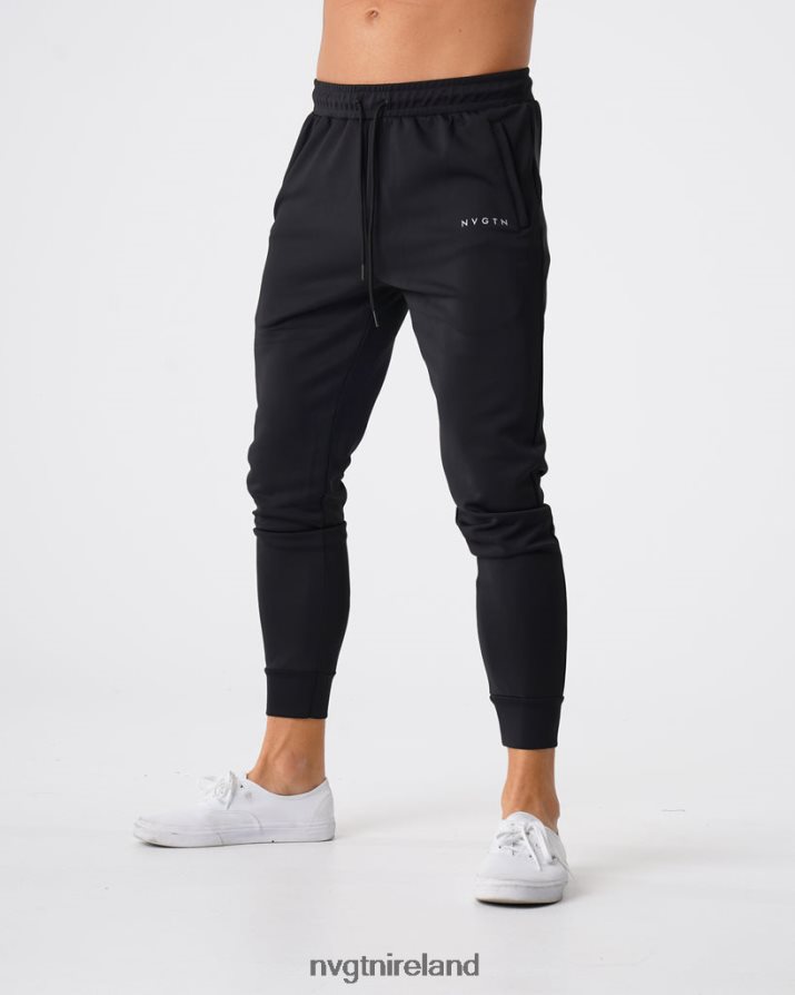NVGTN Track Joggers Bottoms Black Men VV2PRZ796
