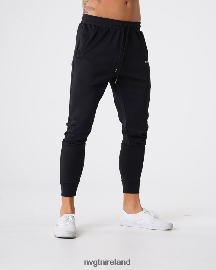 NVGTN Track Joggers Bottoms Black Men VV2PRZ796