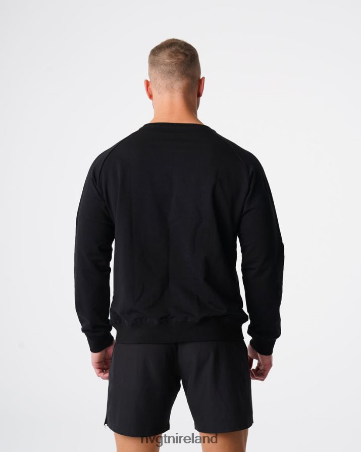 NVGTN Crew Neck Sweatshirt Tops Black Men VV2PRZ790