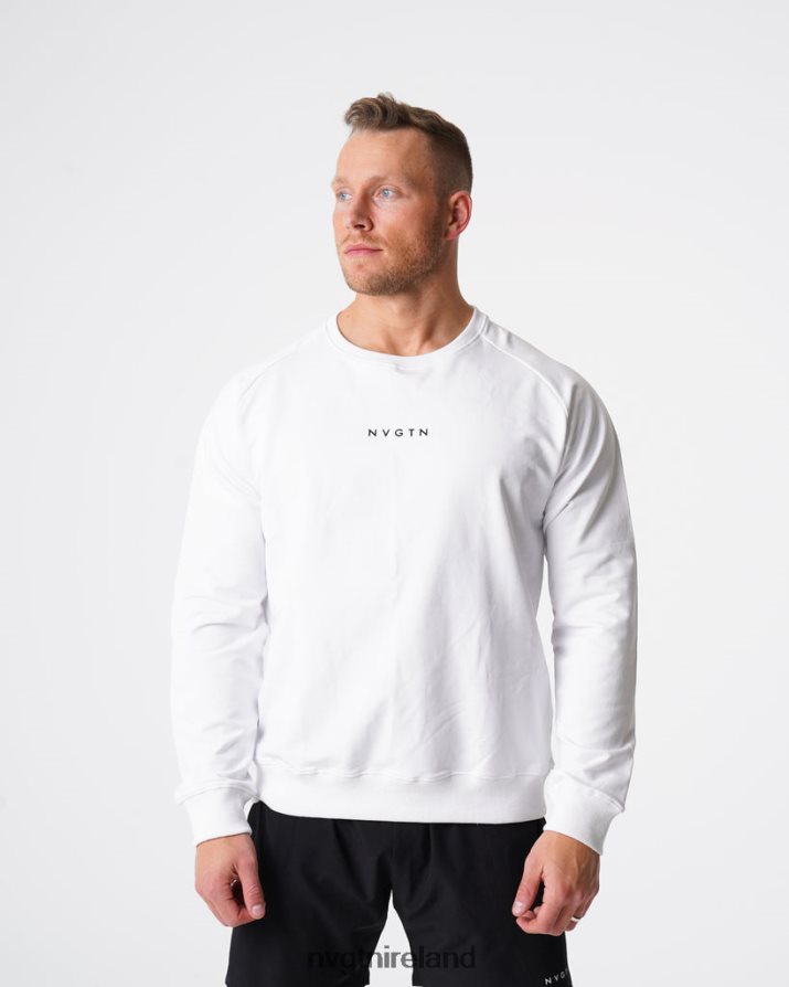 NVGTN Crew Neck Sweatshirt Tops White Men VV2PRZ791
