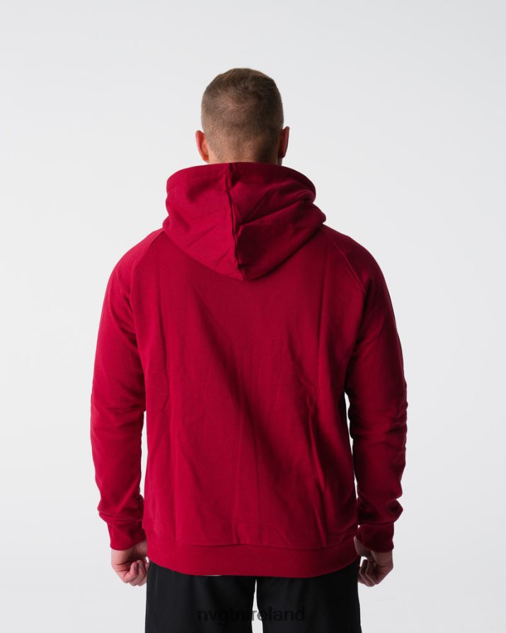 NVGTN Lounge Hoodie Tops Crimson Men VV2PRZ787