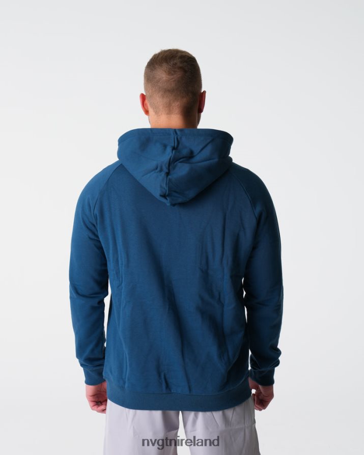 NVGTN Lounge Hoodie Tops Navy Men VV2PRZ789