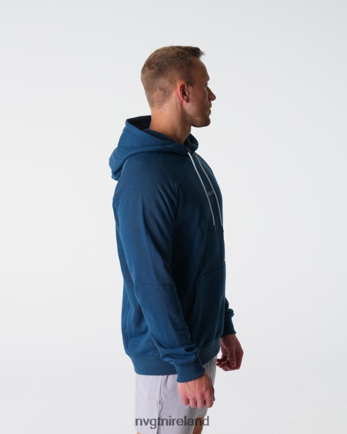 NVGTN Lounge Hoodie Tops Navy Men VV2PRZ789