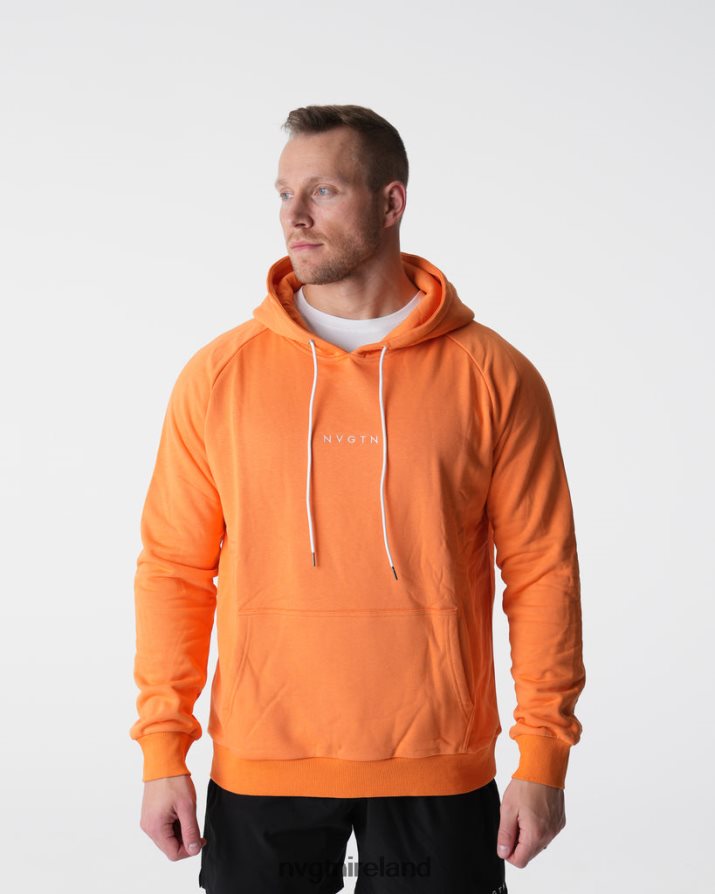 NVGTN Lounge Hoodie Tops Orange Men VV2PRZ788
