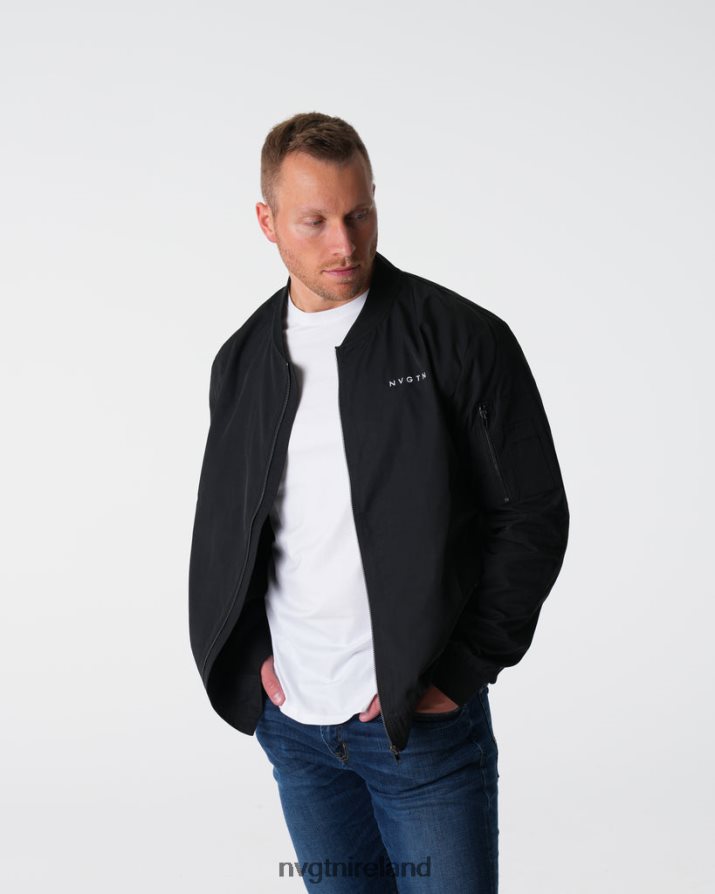 NVGTN Bomber Jacket Tops Black Men VV2PRZ782