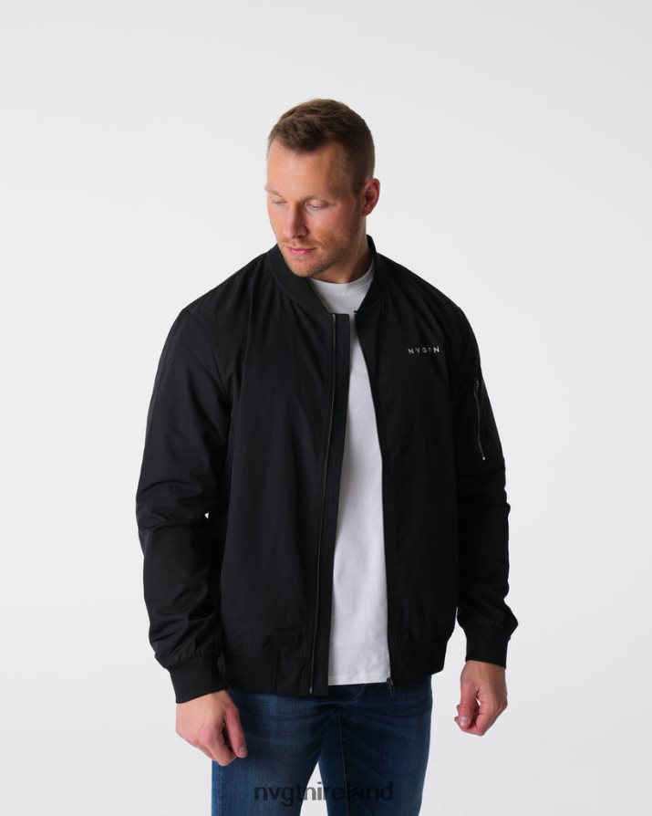 NVGTN Bomber Jacket Tops Black Men VV2PRZ782