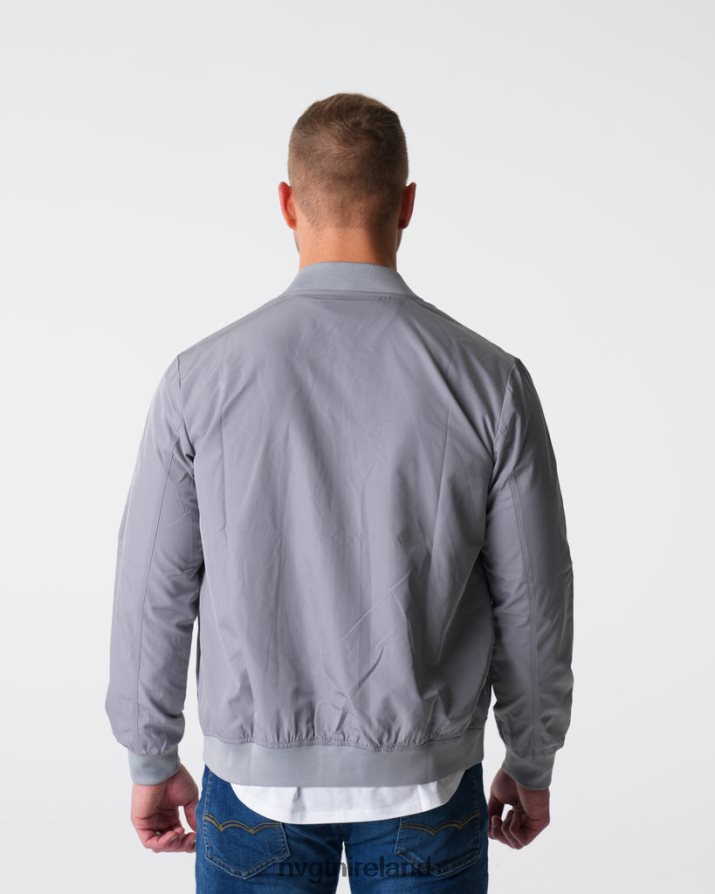 NVGTN Bomber Jacket Tops Grey Men VV2PRZ783