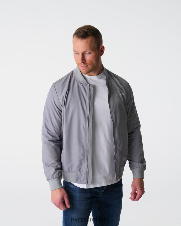 NVGTN Bomber Jacket Tops Grey Men VV2PRZ783