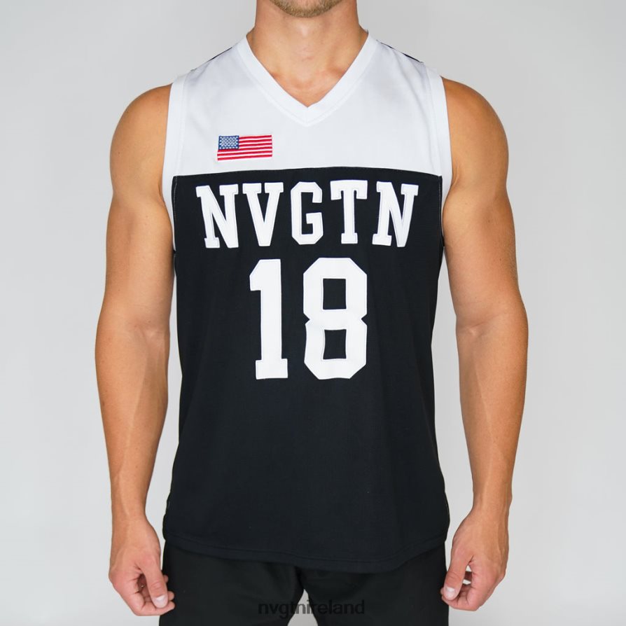 NVGTN Jersey Tops Black Men VV2PRZ805
