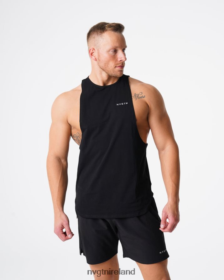 NVGTN Pulse Edge Tank Tops Black Men VV2PRZ772