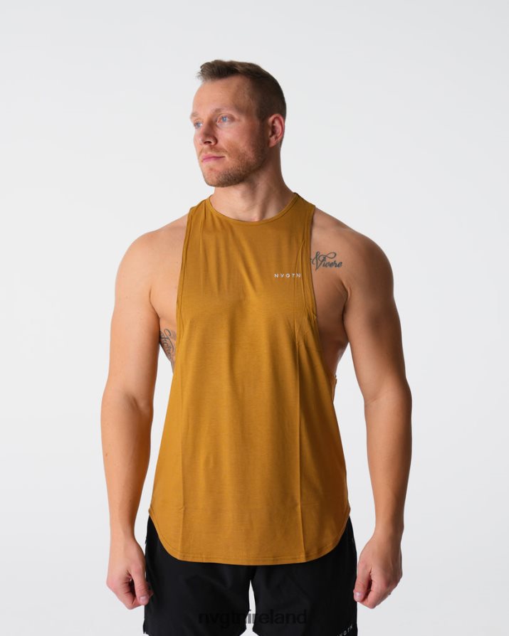 NVGTN Pulse Edge Tank Tops Bronze Men VV2PRZ776
