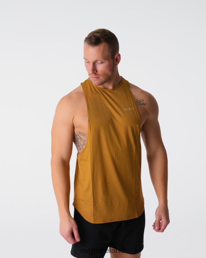 NVGTN Pulse Edge Tank Tops Bronze Men VV2PRZ776
