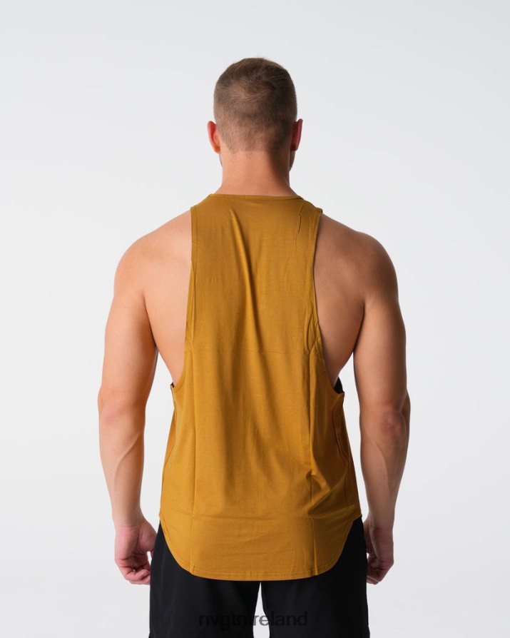 NVGTN Pulse Edge Tank Tops Bronze Men VV2PRZ776