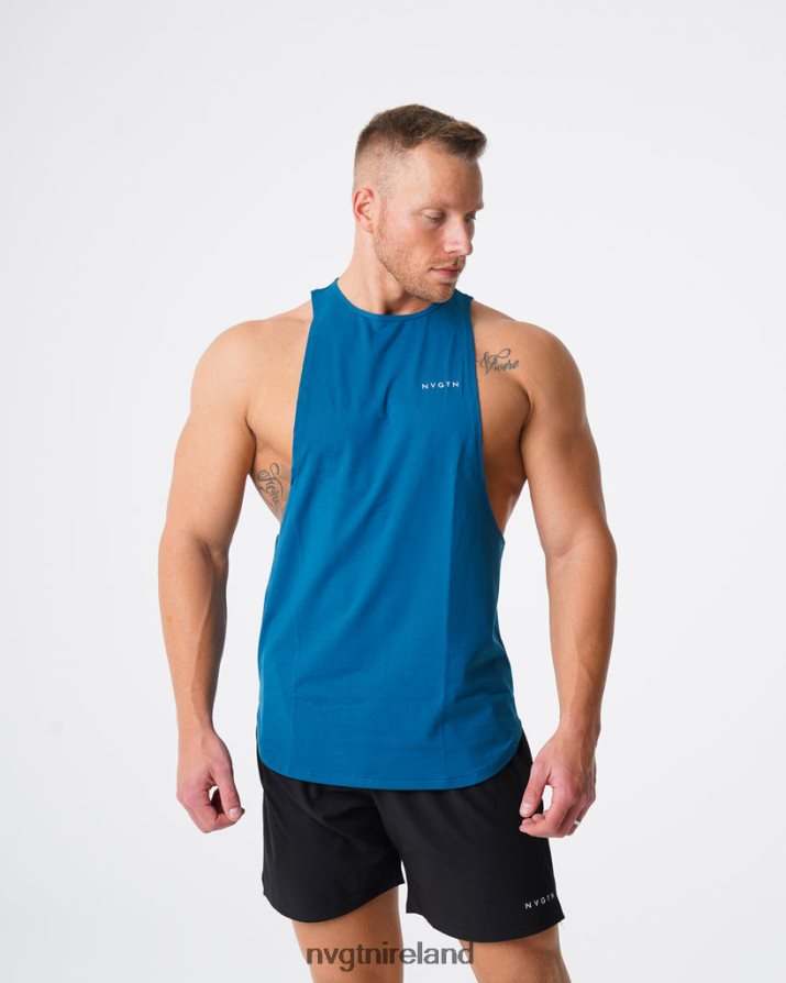 NVGTN Pulse Edge Tank Tops French Blue Men VV2PRZ801