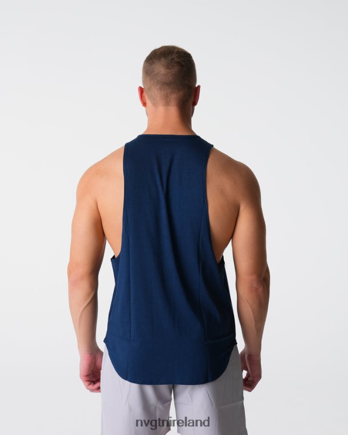 NVGTN Pulse Edge Tank Tops Navy Men VV2PRZ775