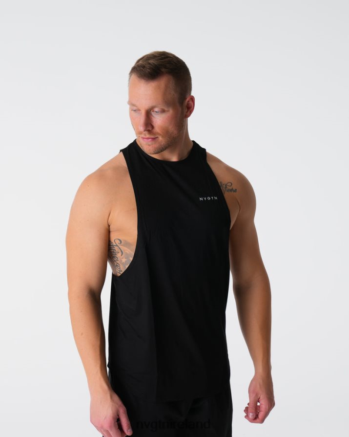 NVGTN Tech Edge Tank Tops Black Men VV2PRZ765