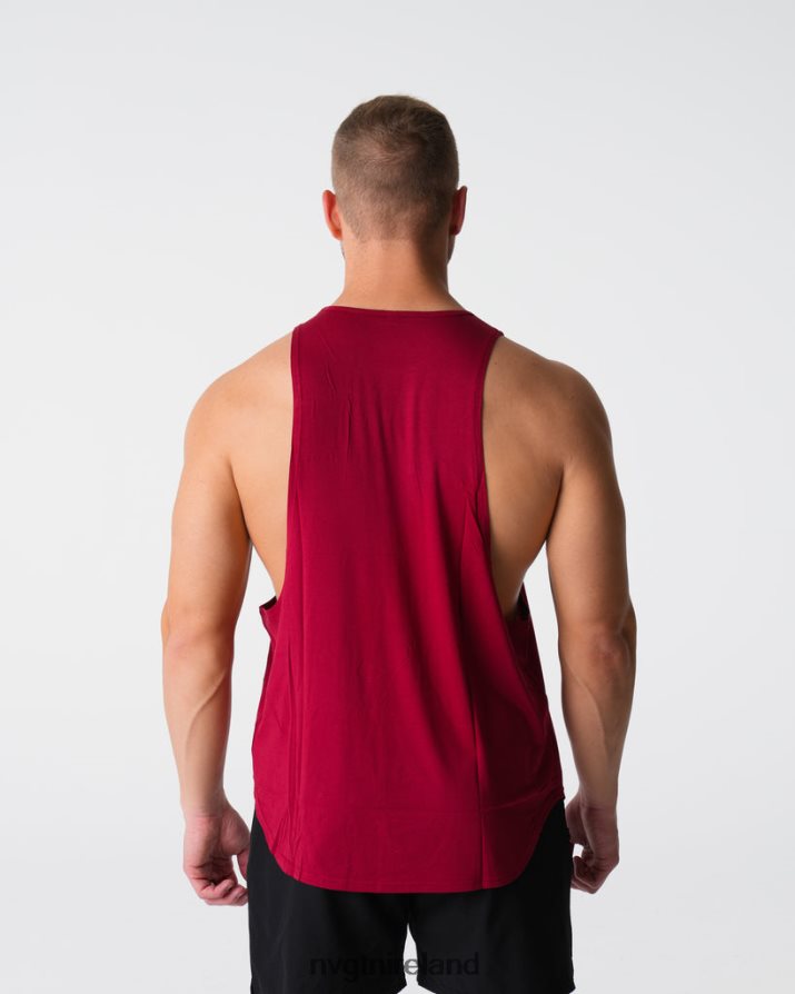 NVGTN Tech Edge Tank Tops Crimson Men VV2PRZ766