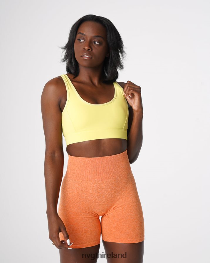 NVGTN Allure Bra Fitness Canary Yellow Women VV2PRZ94