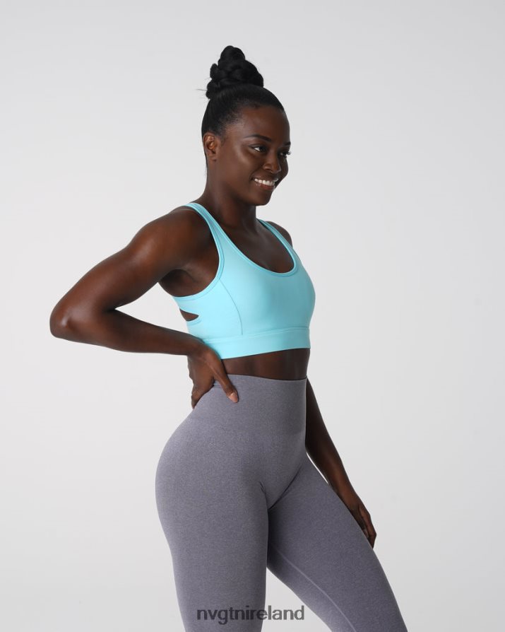 NVGTN Allure Bra Fitness Capri Blue Women VV2PRZ97