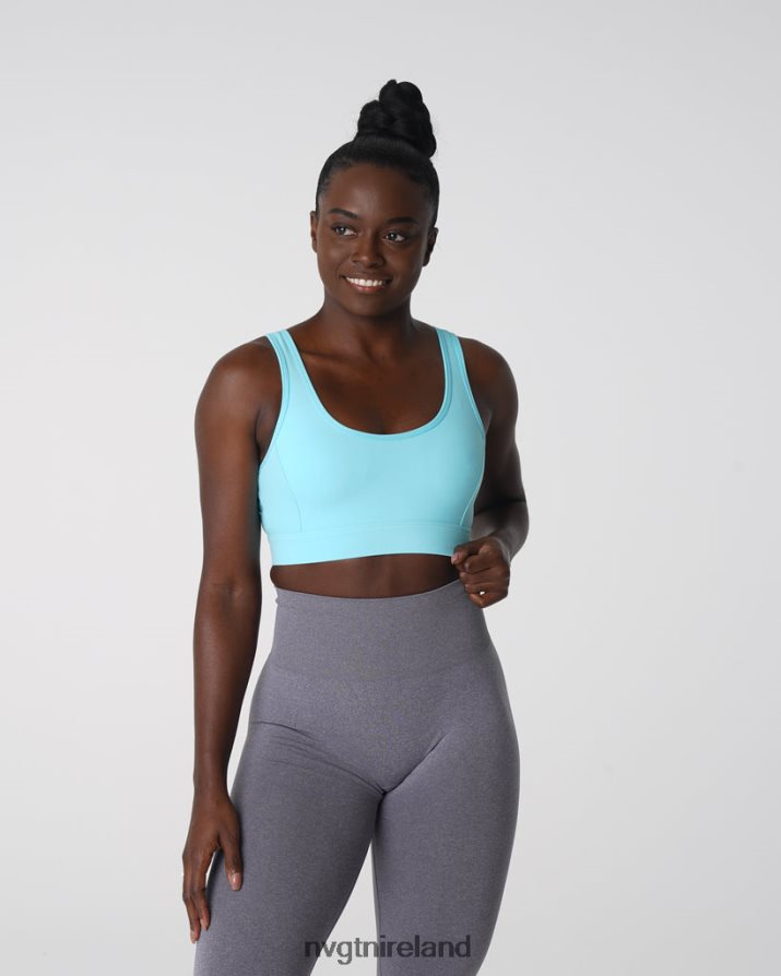 NVGTN Allure Bra Fitness Capri Blue Women VV2PRZ97