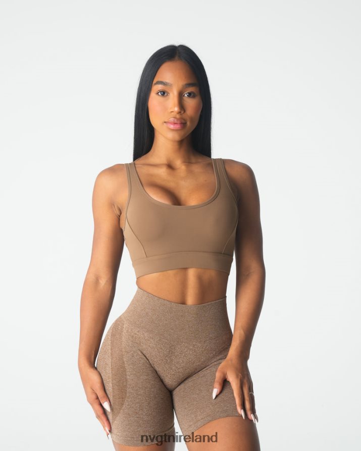 NVGTN Allure Bra Fitness Mocha Women VV2PRZ92