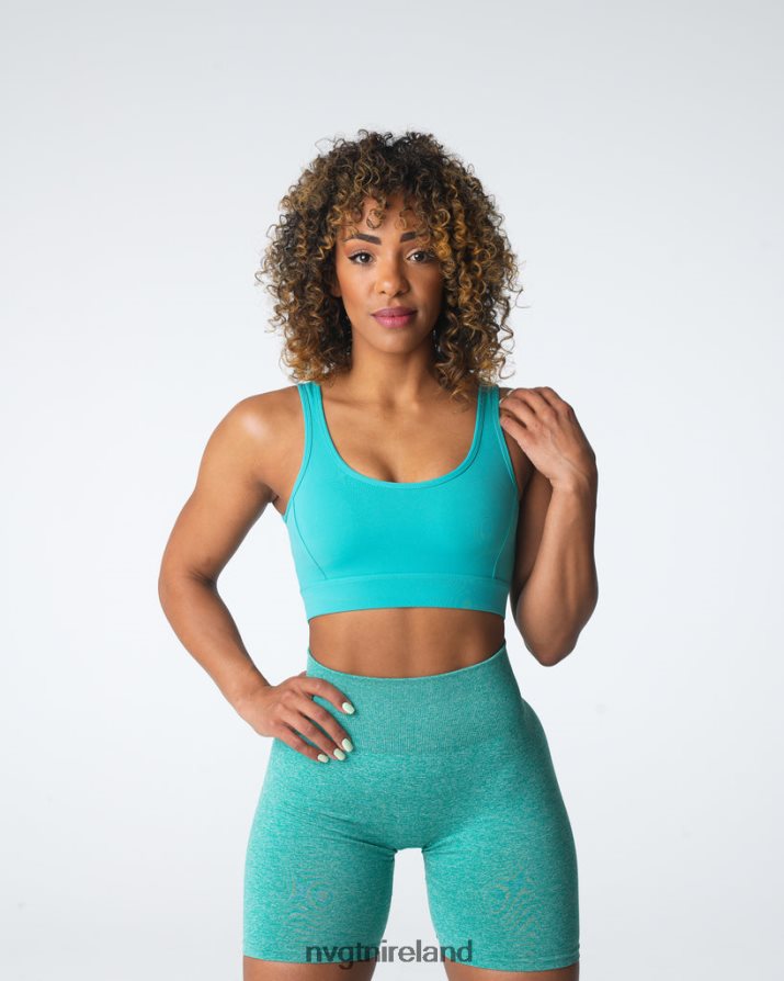 NVGTN Allure Bra Fitness Turquoise Women VV2PRZ180