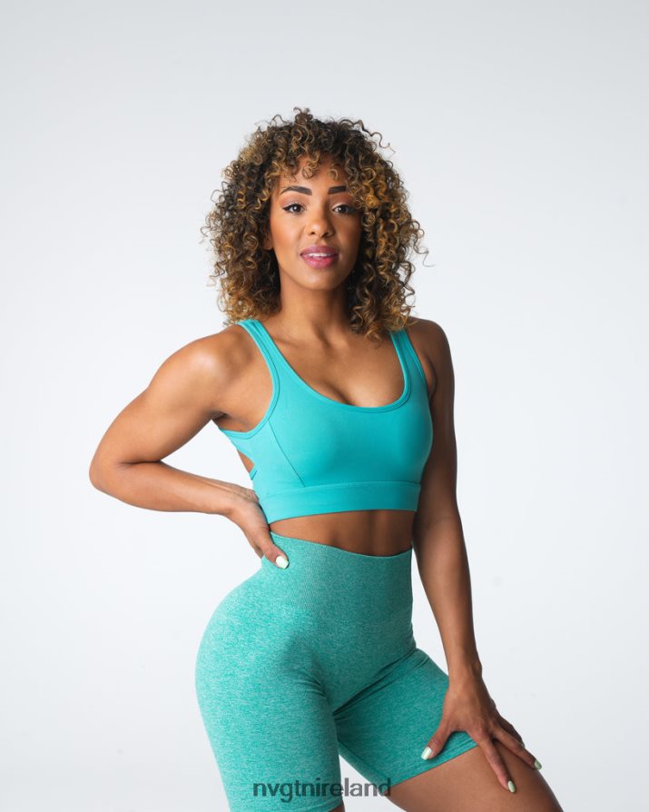 NVGTN Allure Bra Fitness Turquoise Women VV2PRZ180