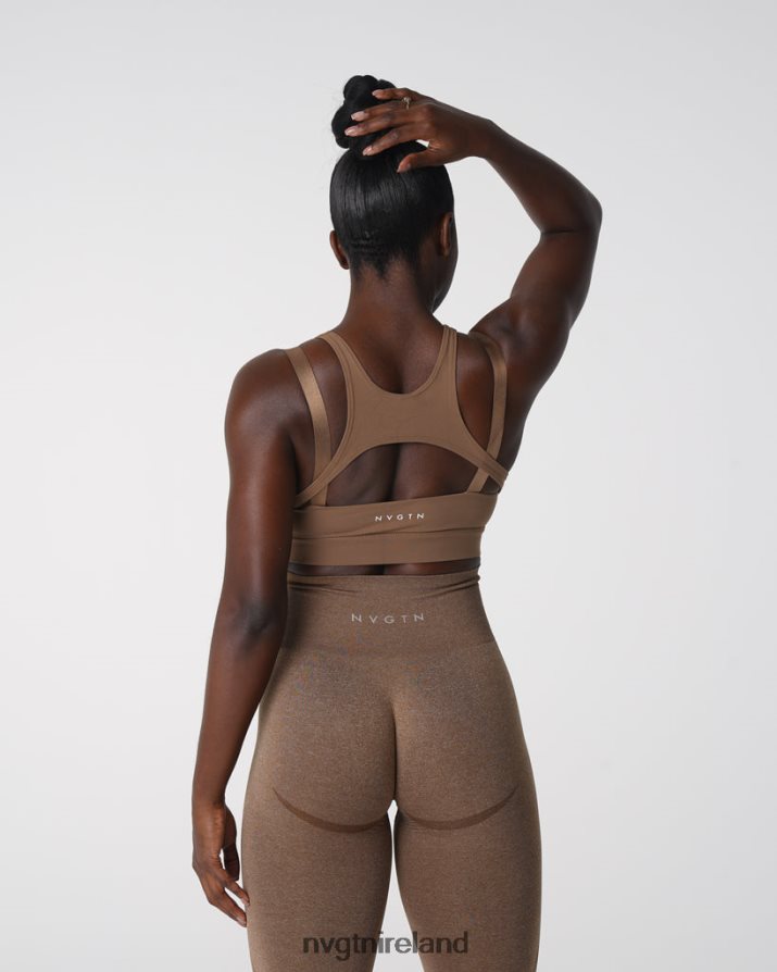 NVGTN Apex Bra Fitness Mocha Women VV2PRZ152