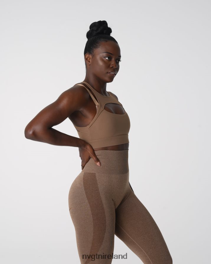 NVGTN Apex Bra Fitness Mocha Women VV2PRZ152