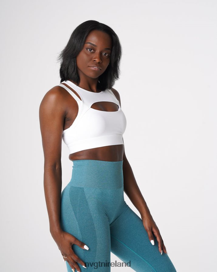 NVGTN Apex Bra Fitness White Women VV2PRZ151