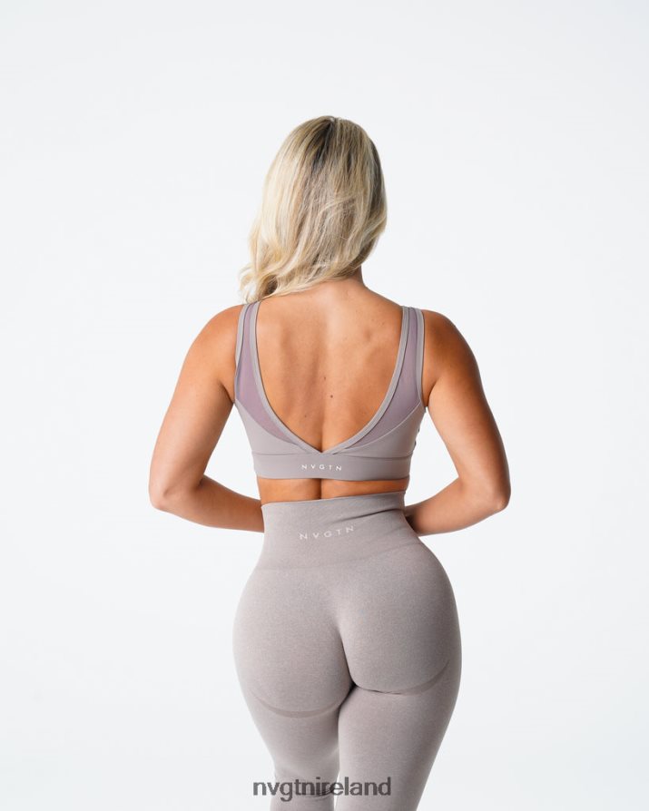 NVGTN Dream Bra Fitness Taupe Women VV2PRZ48