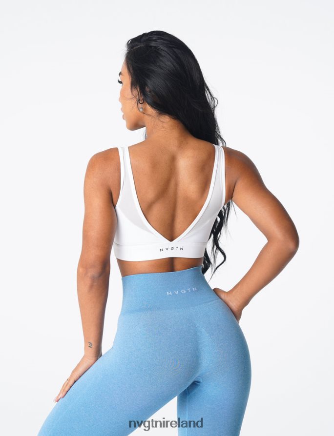 NVGTN Dream Bra Fitness White Women VV2PRZ47