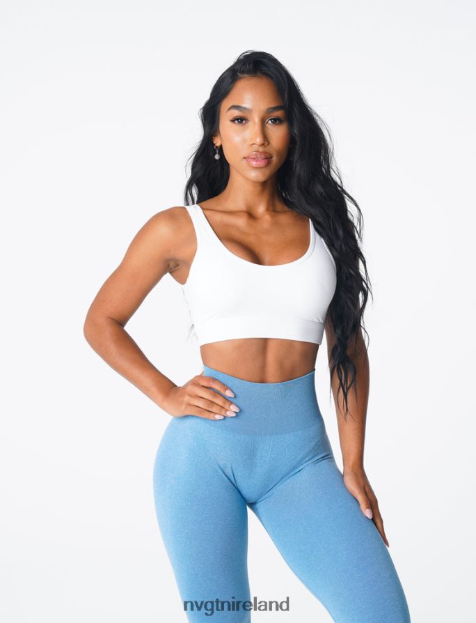 NVGTN Dream Bra Fitness White Women VV2PRZ47