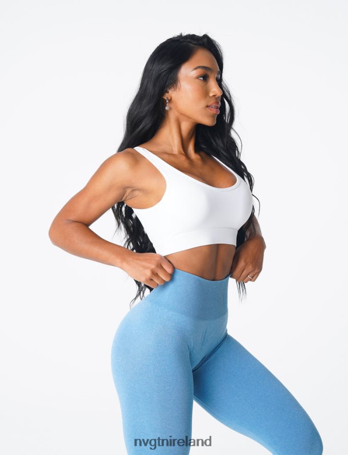 NVGTN Dream Bra Fitness White Women VV2PRZ47