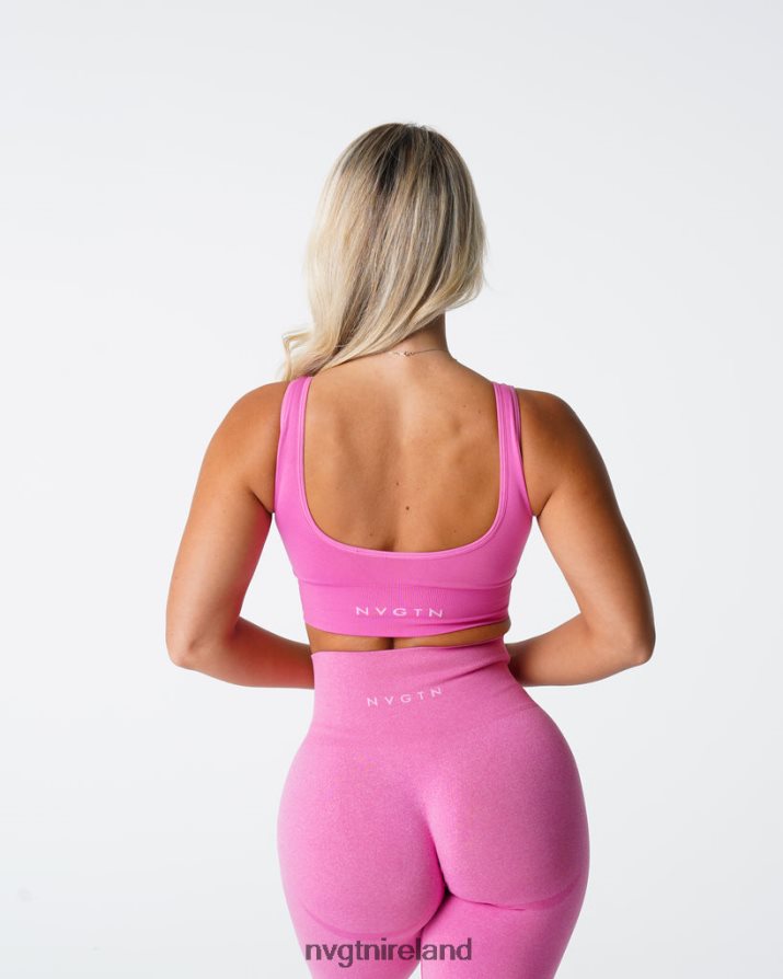 NVGTN Elevate Seamless Bra Fitness Bubble Gum Pink Women VV2PRZ70