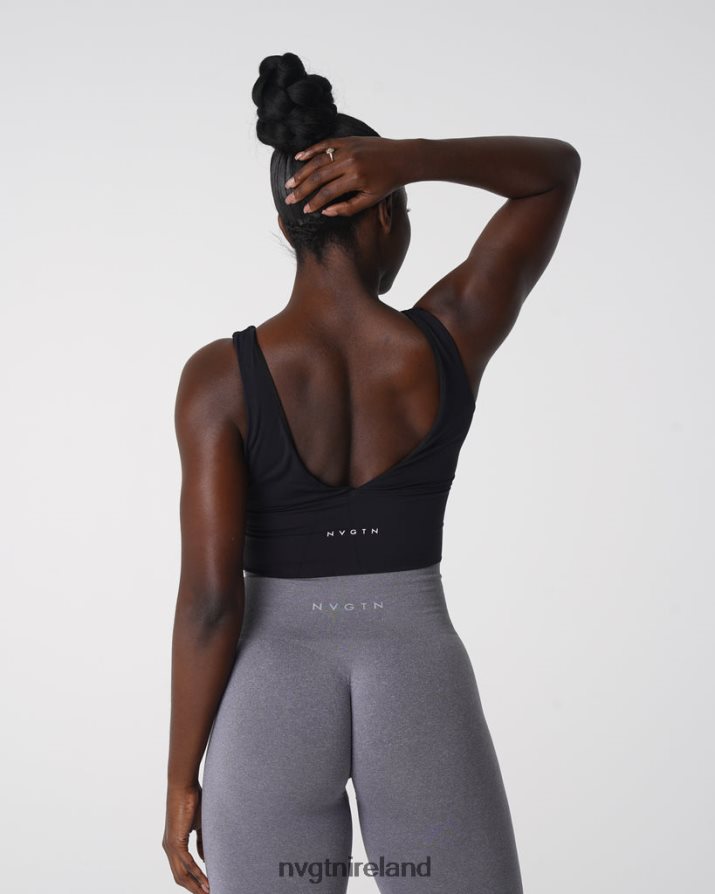 NVGTN Essence Bra Fitness Black Women VV2PRZ102