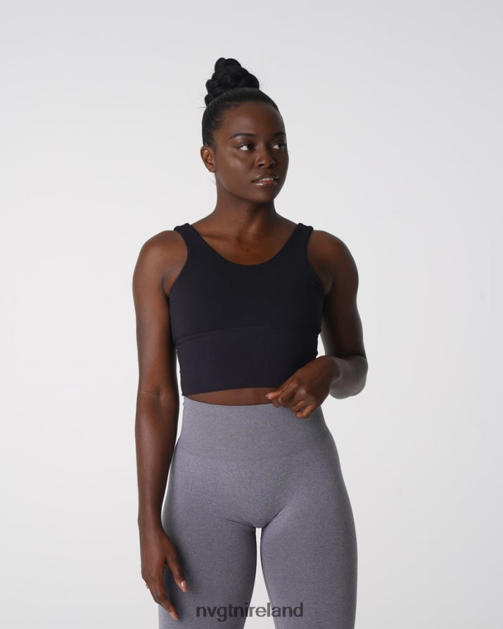 NVGTN Essence Bra Fitness Black Women VV2PRZ102