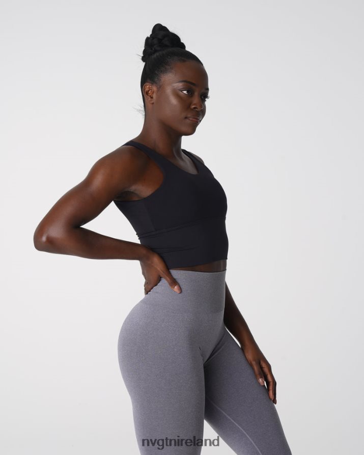 NVGTN Essence Bra Fitness Black Women VV2PRZ102