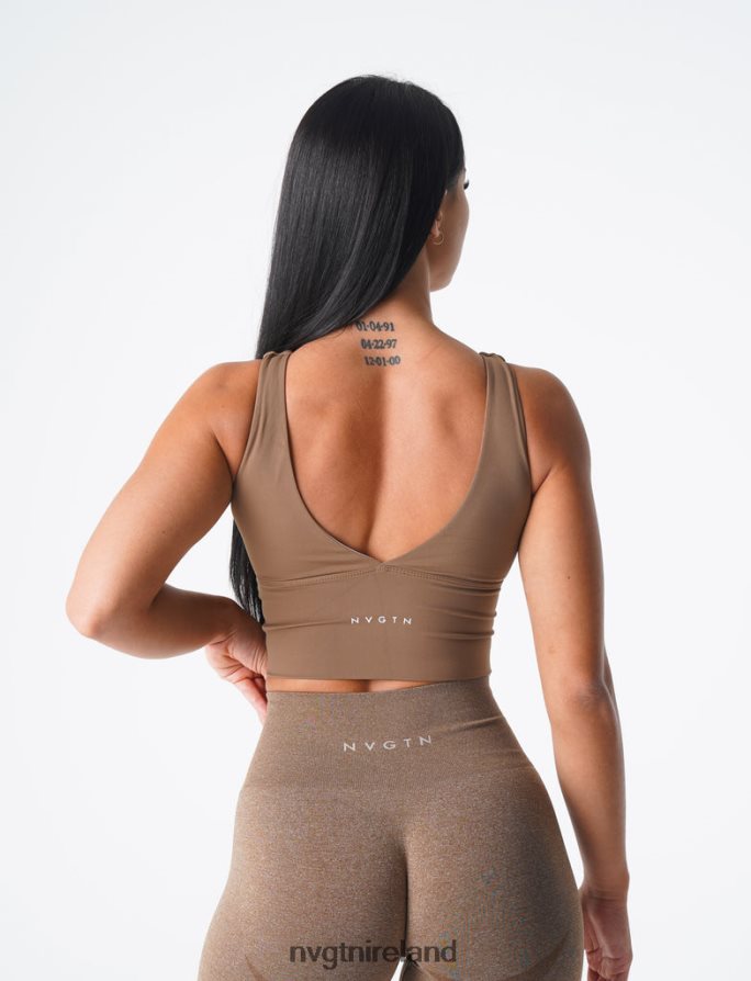 NVGTN Essence Bra Fitness Mocha Women VV2PRZ104