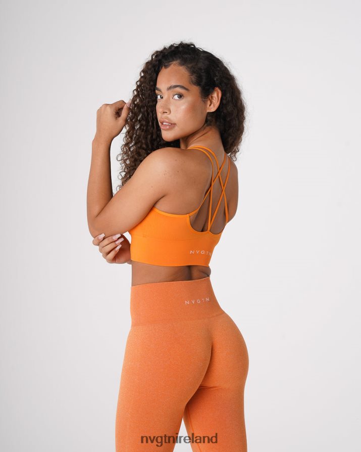 NVGTN Flourish Seamless Bra Fitness Clementine Women VV2PRZ57