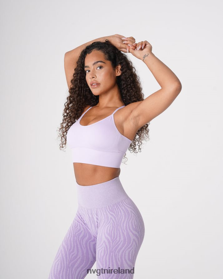 NVGTN Flourish Seamless Bra Fitness Lavender Women VV2PRZ59