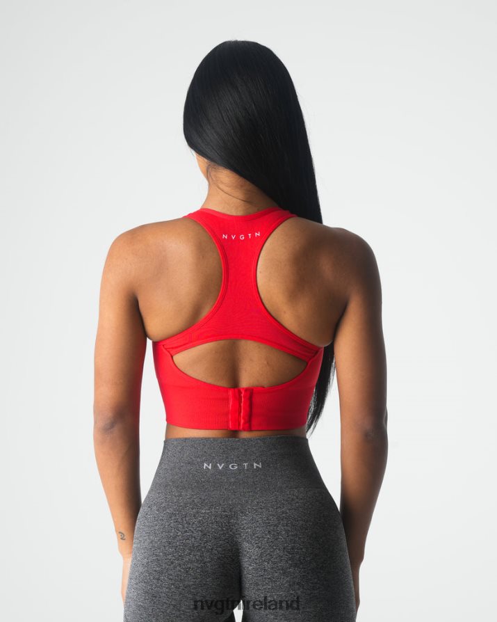 NVGTN Ignite Seamless Bra Fitness Scarlet Women VV2PRZ44