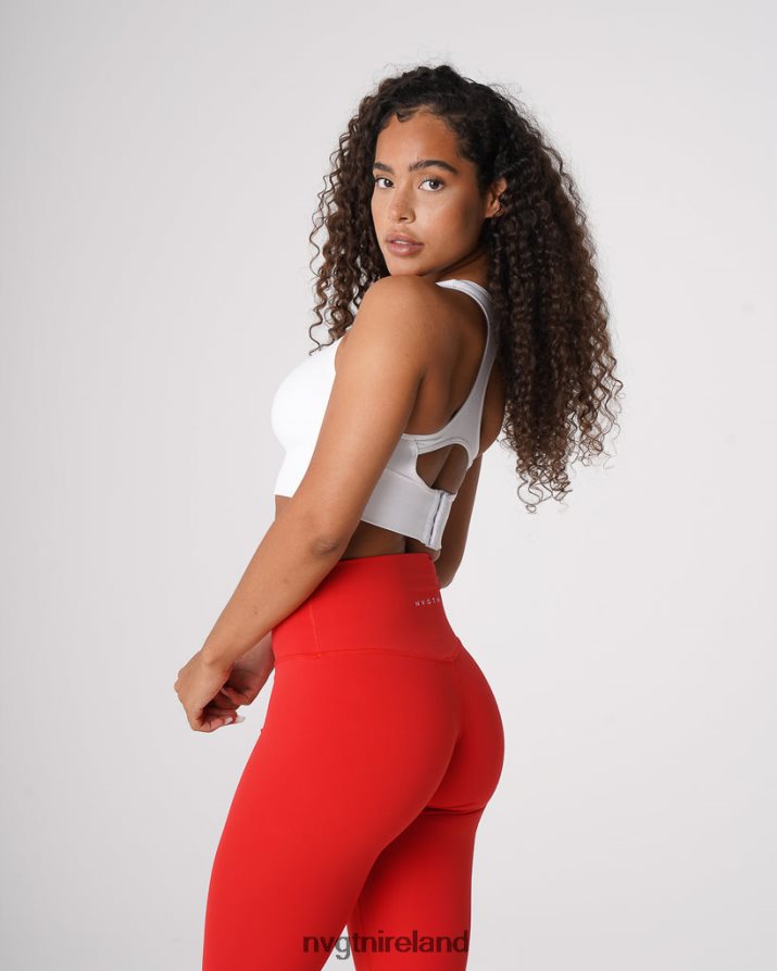 NVGTN Ignite Seamless Bra Fitness White Women VV2PRZ41