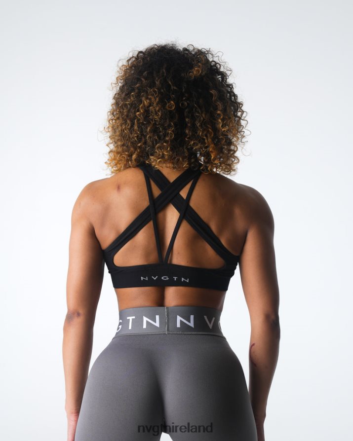 NVGTN Inspire Seamless Bra Fitness Black Women VV2PRZ13
