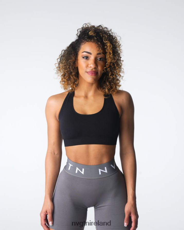 NVGTN Inspire Seamless Bra Fitness Black Women VV2PRZ13