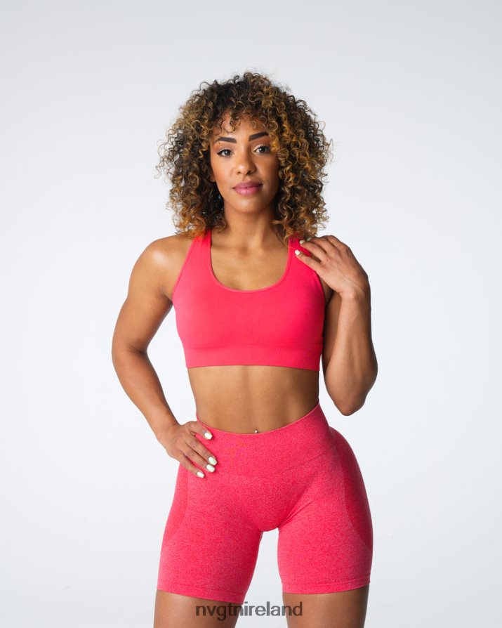 NVGTN Inspire Seamless Bra Fitness Candy Apple Women VV2PRZ15