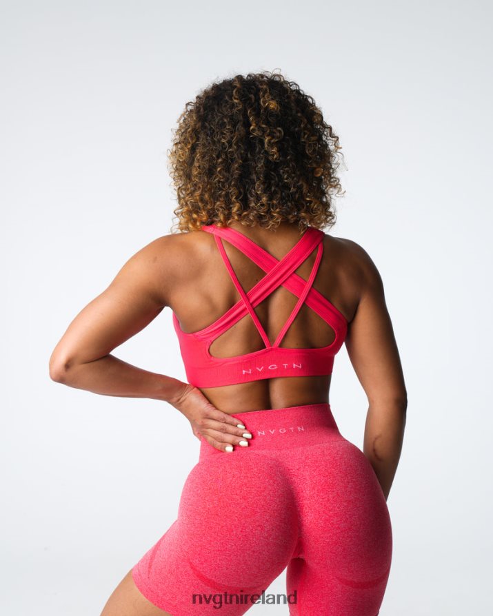 NVGTN Inspire Seamless Bra Fitness Candy Apple Women VV2PRZ15