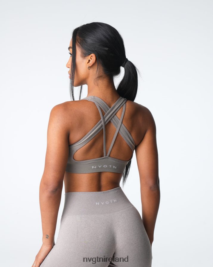 NVGTN Inspire Seamless Bra Fitness Taupe Women VV2PRZ16
