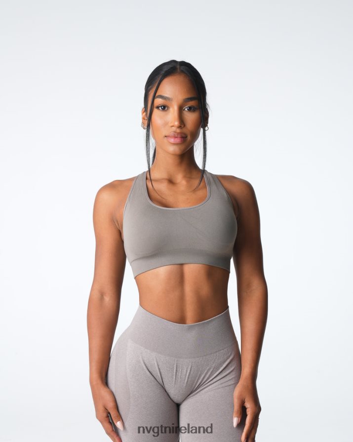 NVGTN Inspire Seamless Bra Fitness Taupe Women VV2PRZ16